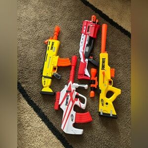 Nerf Action Figures & Playsets Yellow Red Blasters